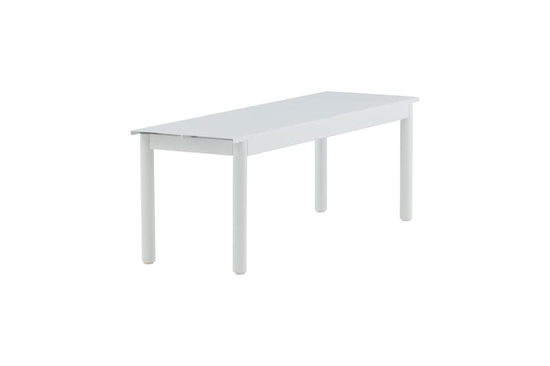 Modena Benk 130 cm - Hvit - Hagemøbler & utemiljø - Utesofa - Hagebenk & utebenk