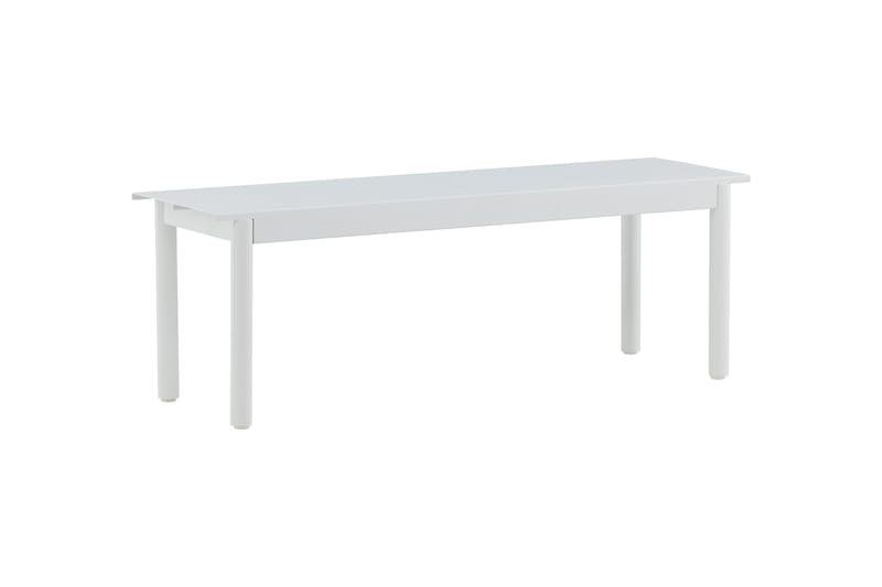 Modena Benk 130 cm - Hvit - Hagemøbler & utemiljø - Utesofa - Hagebenk & utebenk