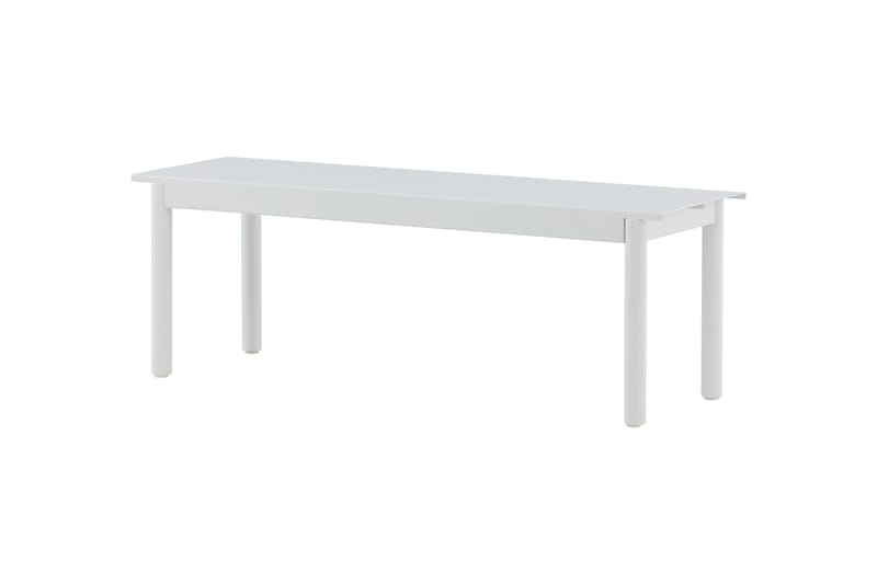 Modena Benk 130 cm - Hvit - Hagemøbler & utemiljø - Utesofa - Hagebenk & utebenk