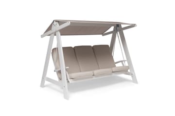 Hammock Hillerstorp Aspö Hvit/Beige - Hvit/Beige - Hagemøbler & utemiljø - Utesofa - Hammock