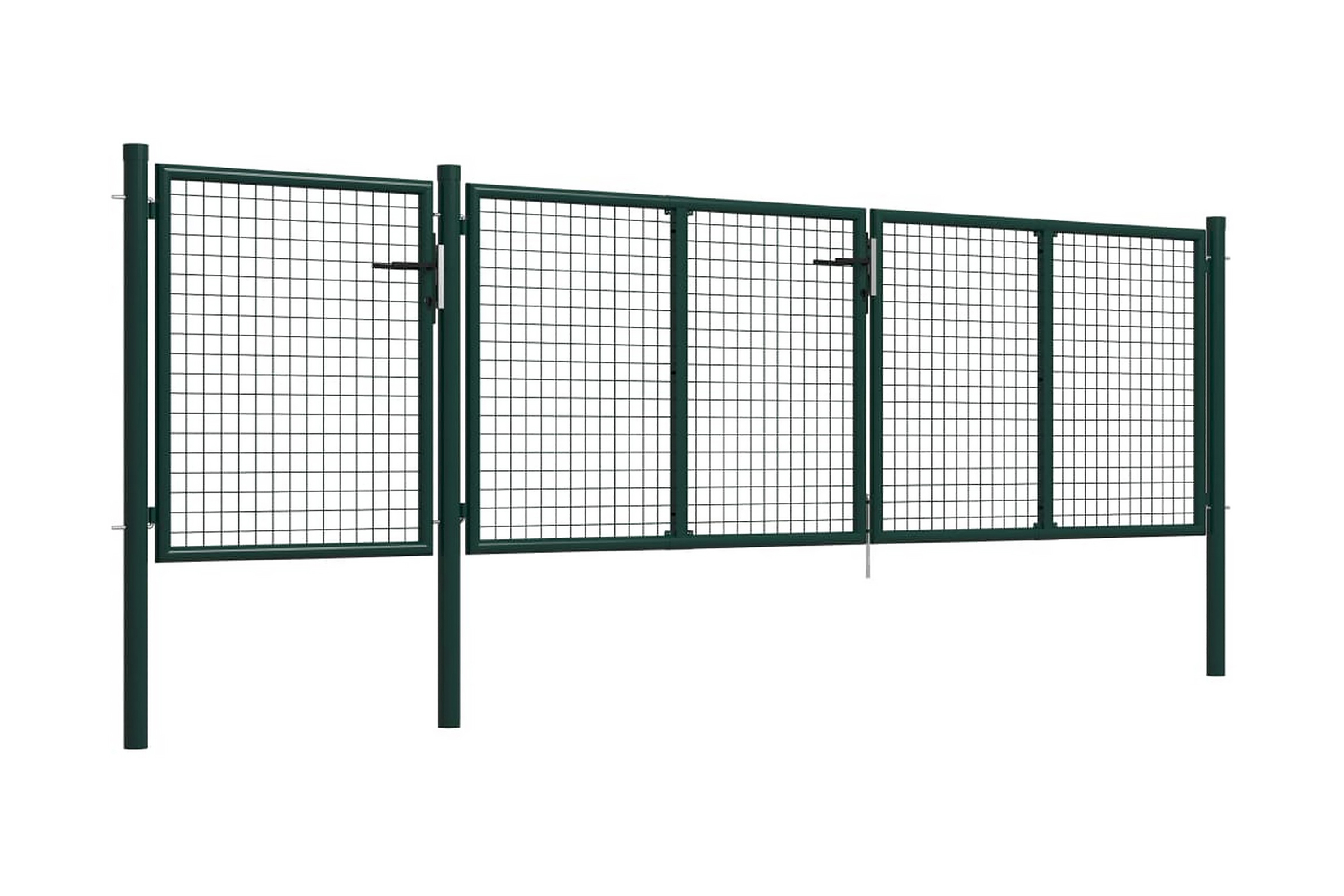 Be Basic Hageport stål 400x100 cm grønn -