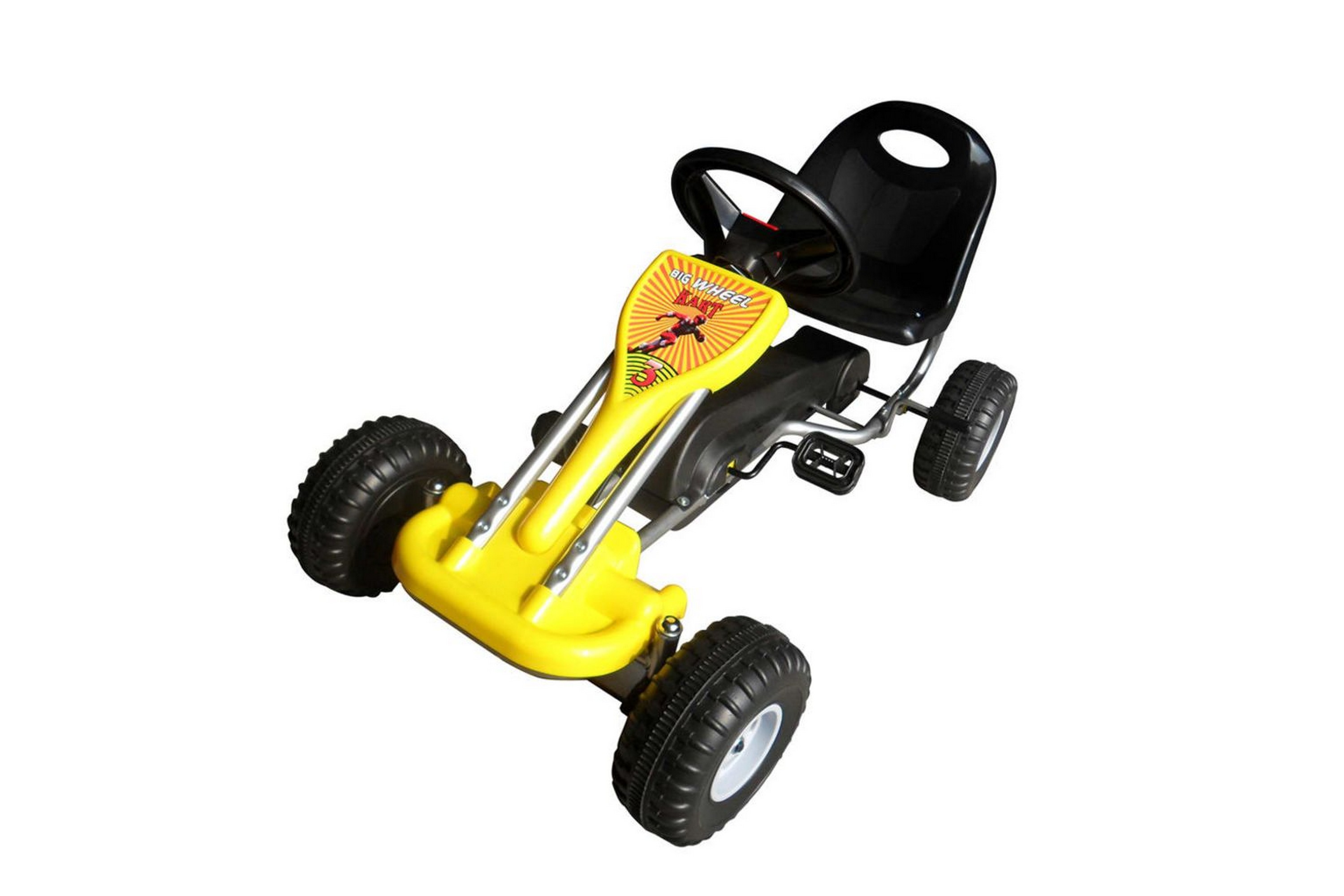 Be Basic Pedal-go-kart gul -