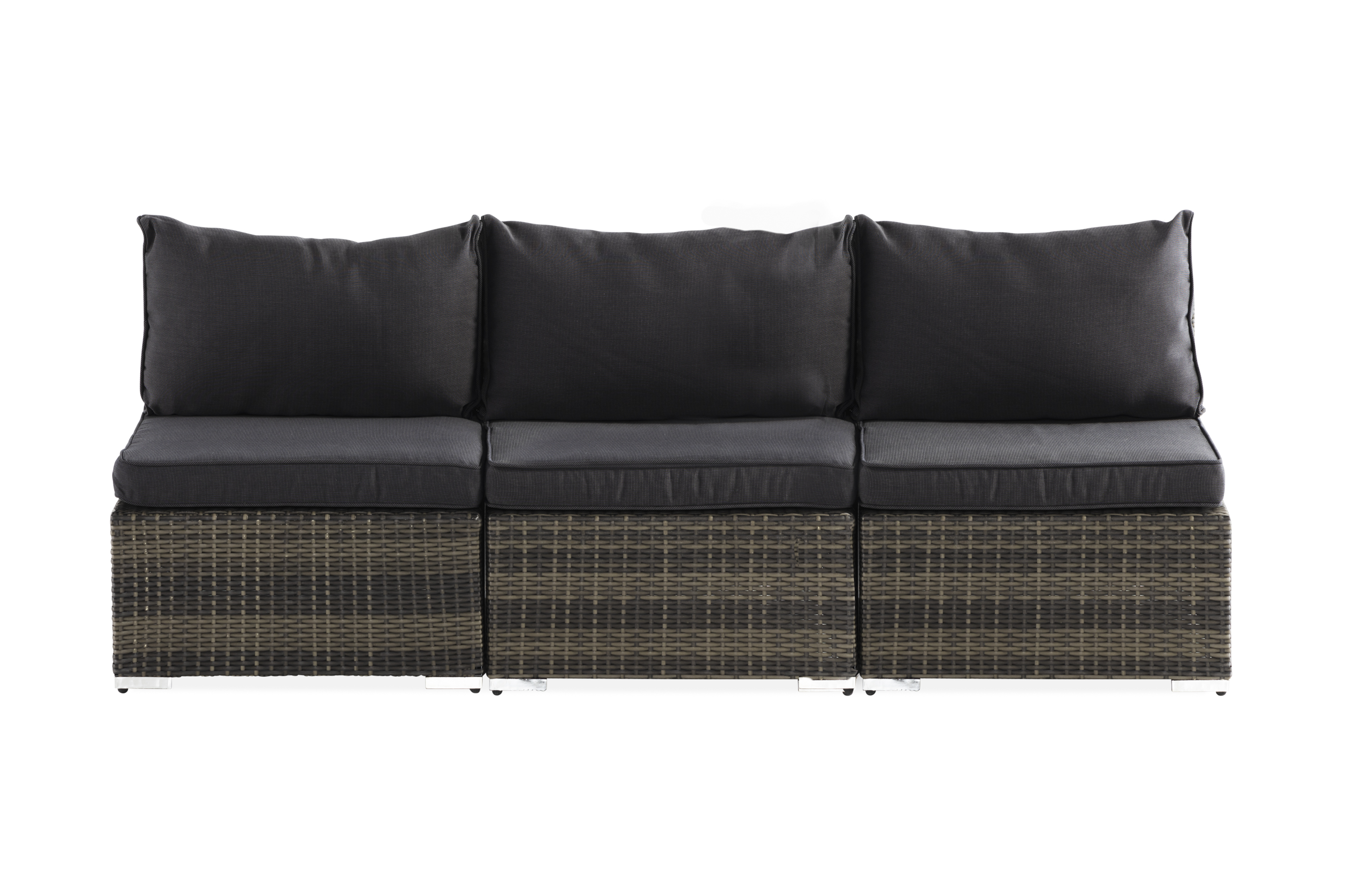 Comfort Garden Loungesofa Wisconsin uten Armstøtte 3-seters - Grå