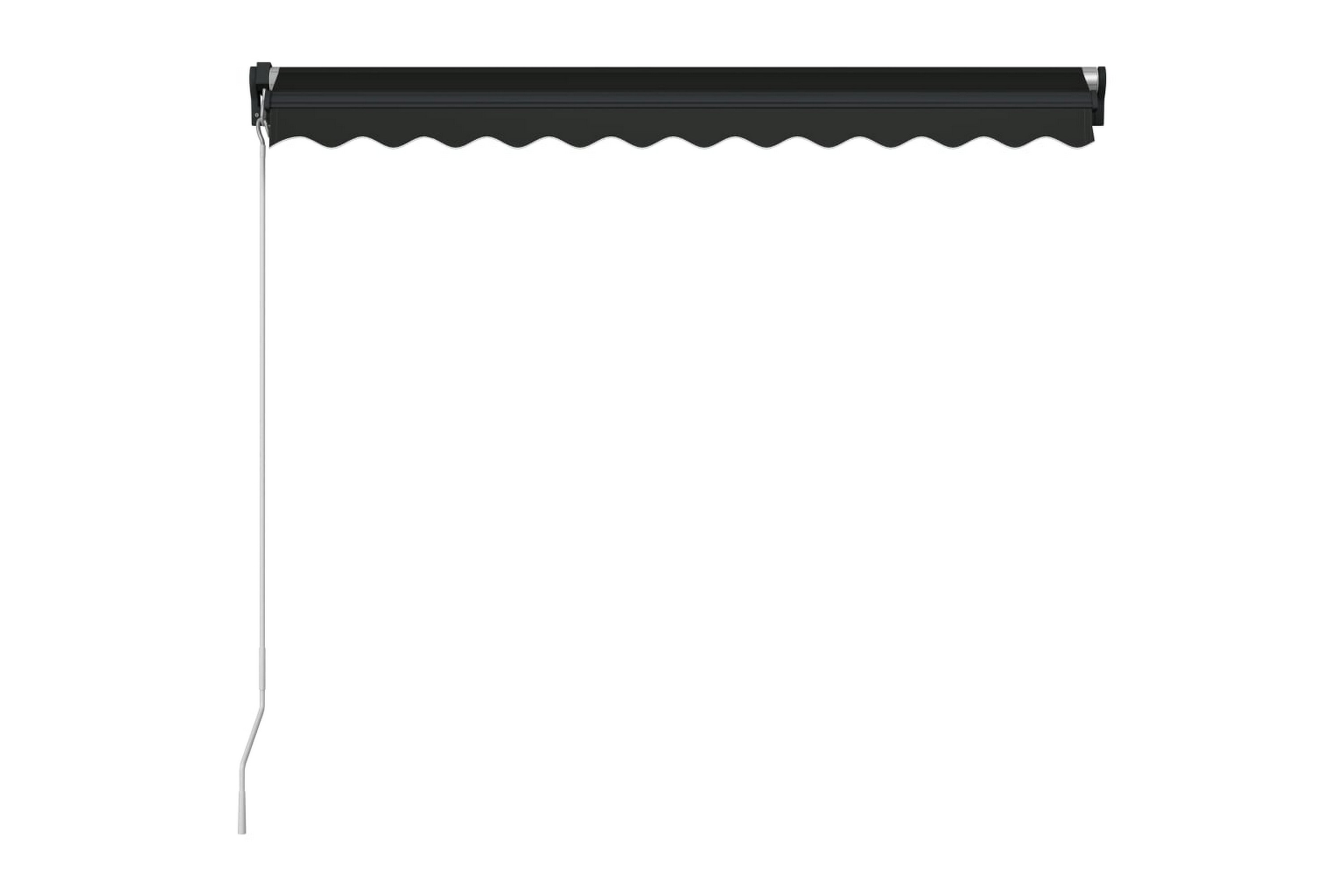 Be Basic Manuell uttrekkbar markise med LED 300x250 cm antrasitt -