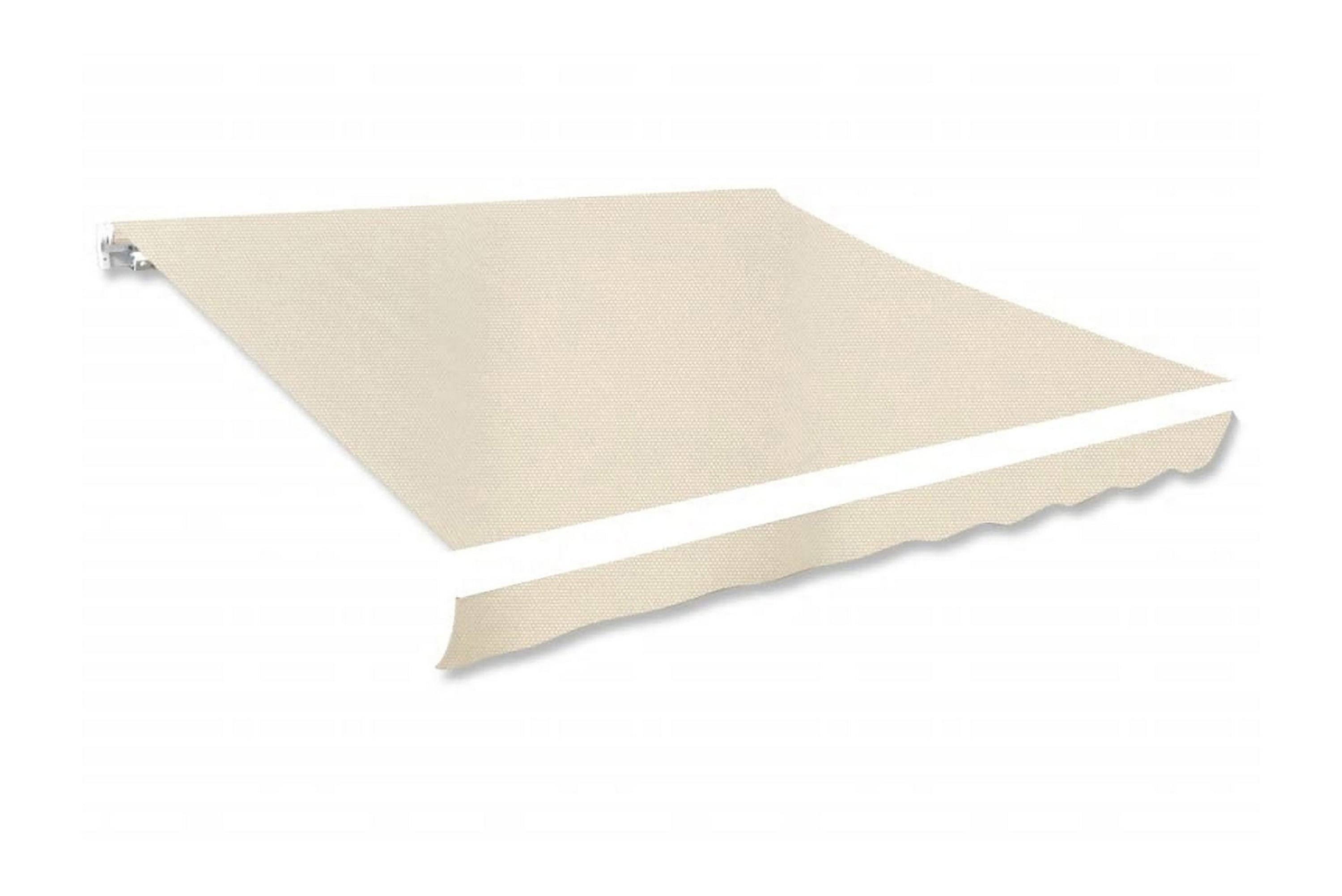 Be Basic Markiseduk kremhvit 3 x 2,5 m (ramme ikke inkludert) - Beige|Hvit