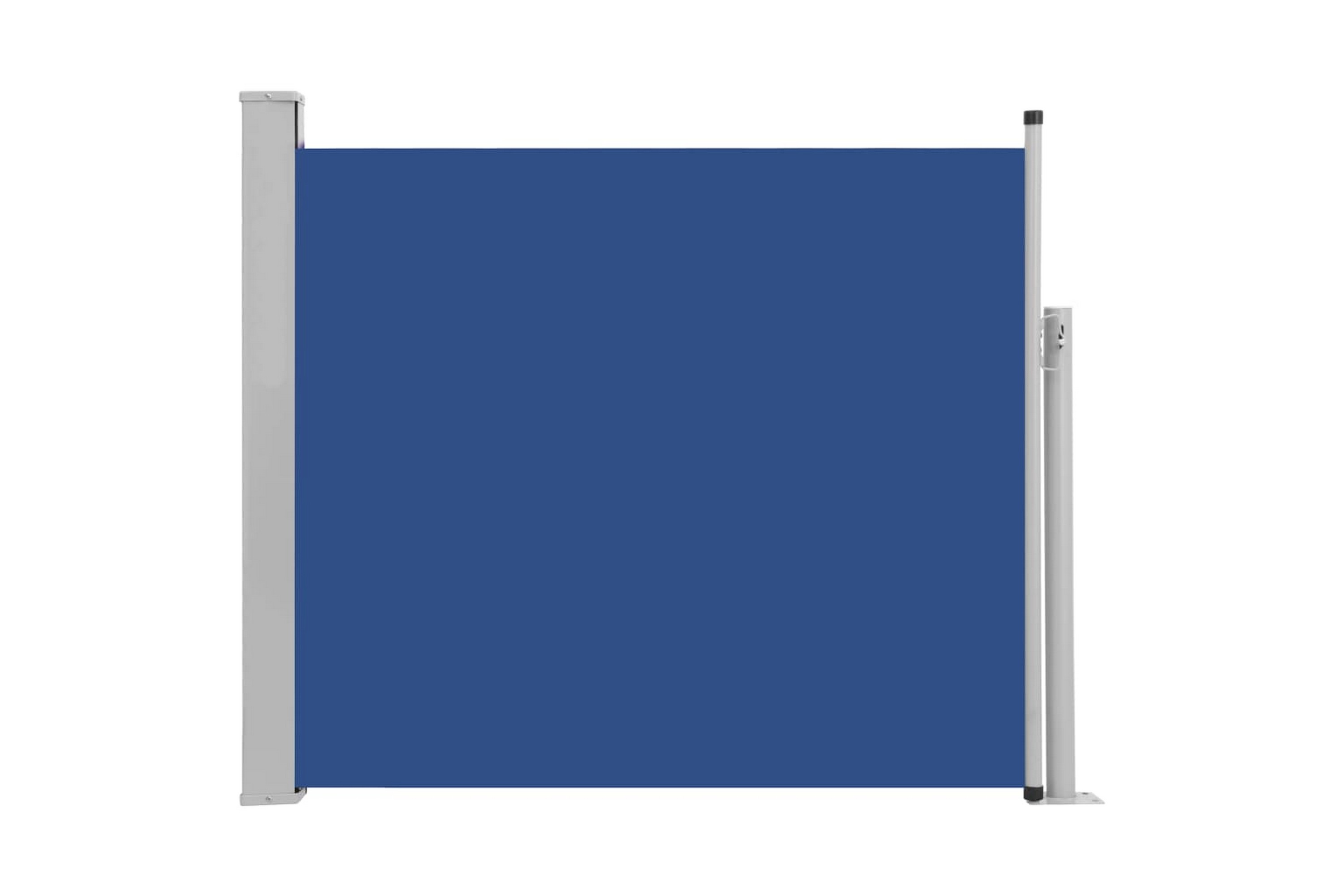 Be Basic Uttrekkbar sidemarkise 100x300 cm blå -