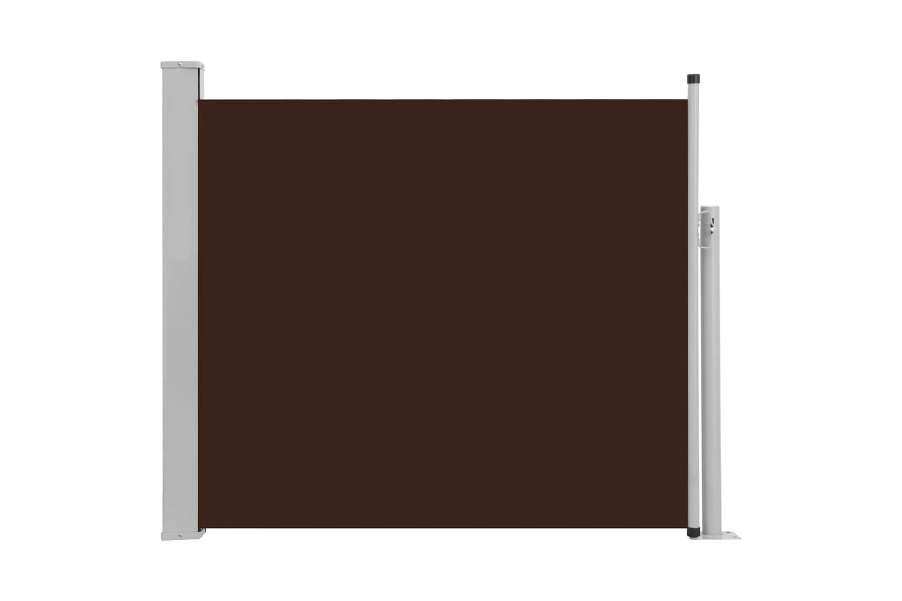 Be Basic Uttrekkbar sidemarkise 100x300 cm brun -