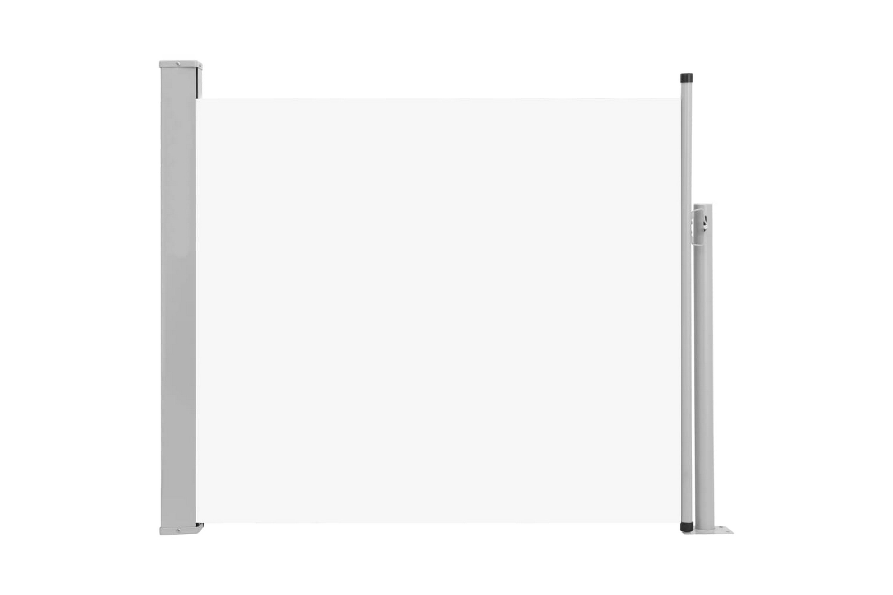 Be Basic Uttrekkbar sidemarkise 100x300 cm kremhvit -