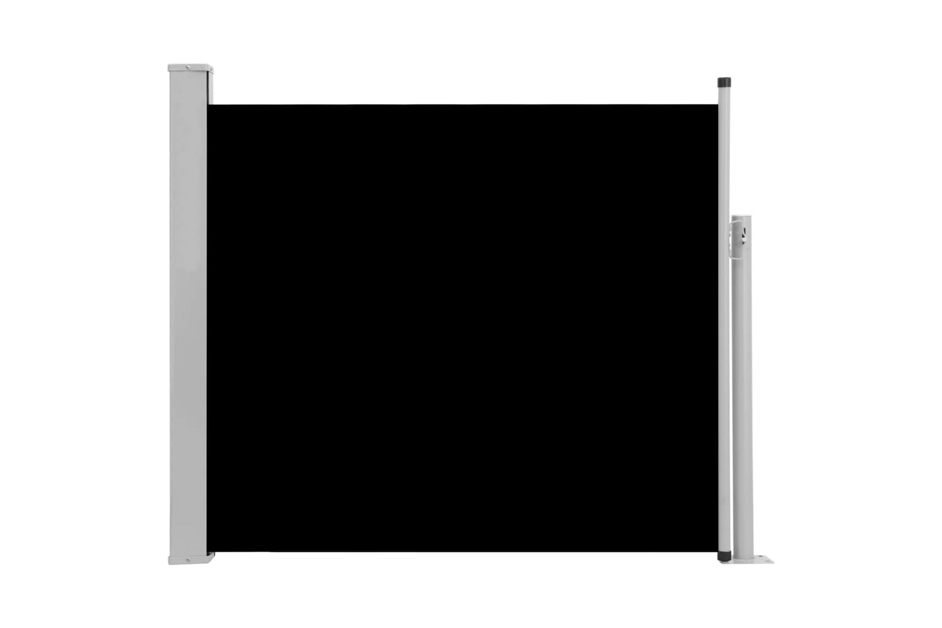 Be Basic Uttrekkbar sidemarkise 100x300 cm svart -