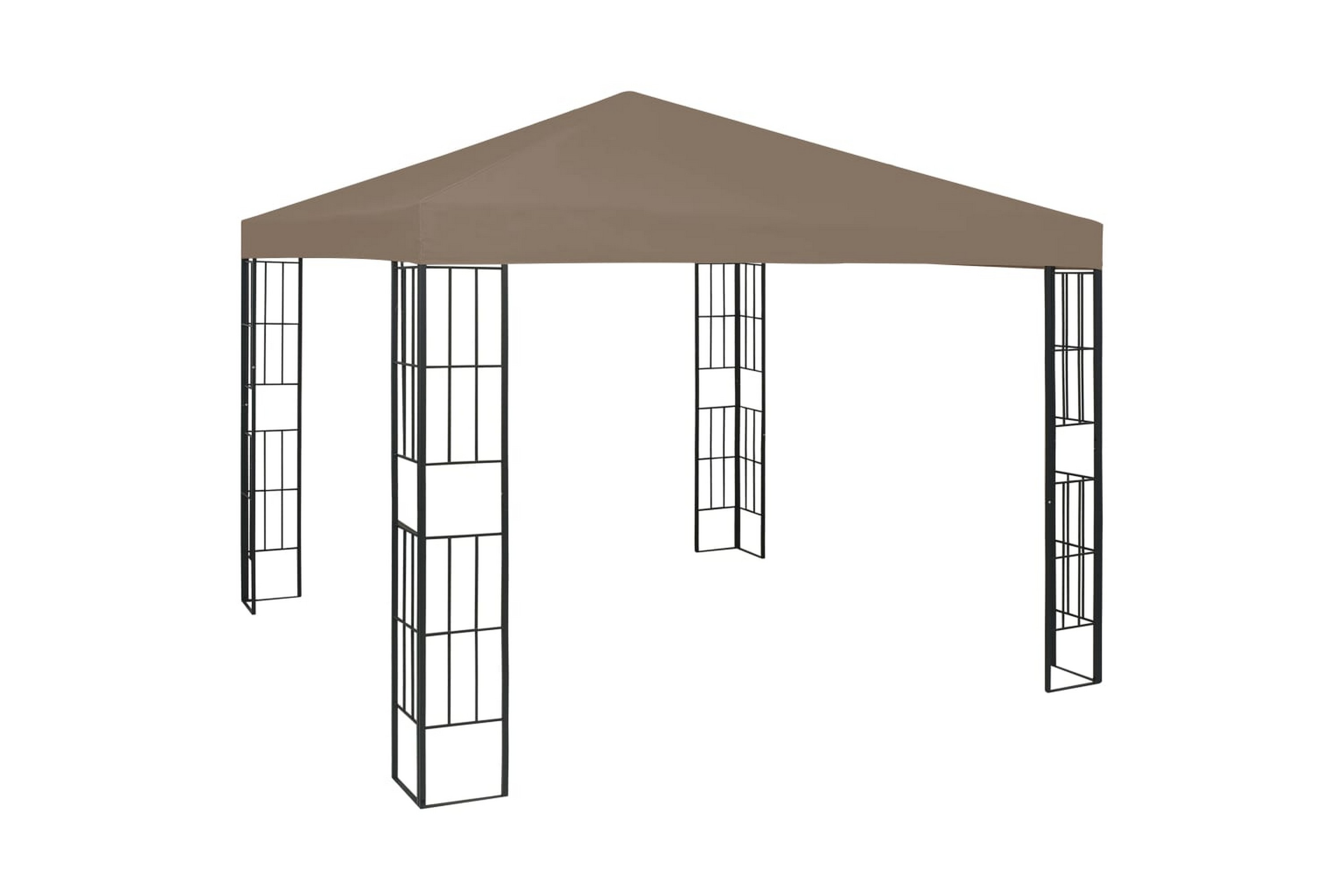 Be Basic Paviljong 3x3 m gråbrun - Taupe