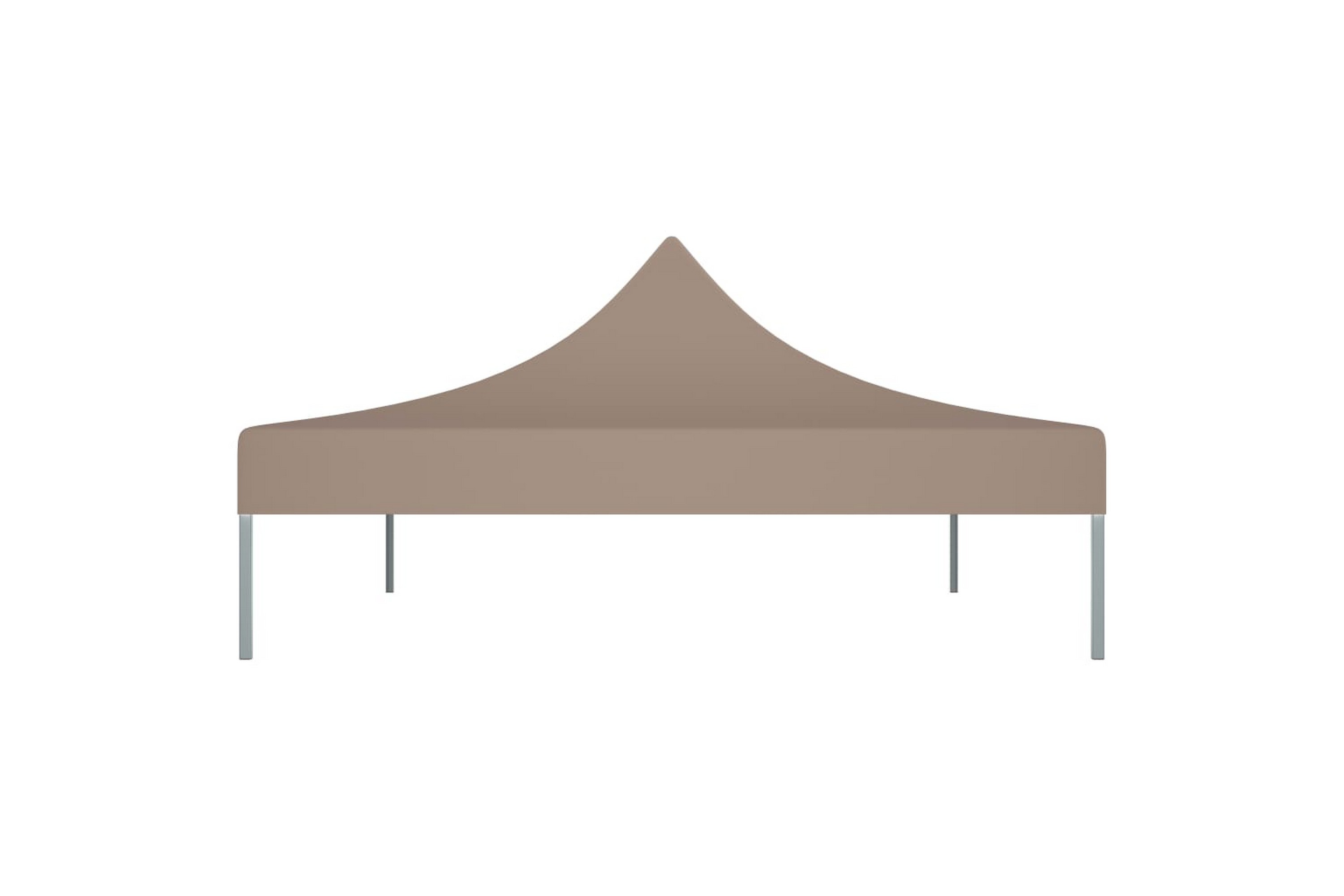 Be Basic Teltduk for festtelt 4x3 m gråbrun 270 g/m² - Taupe