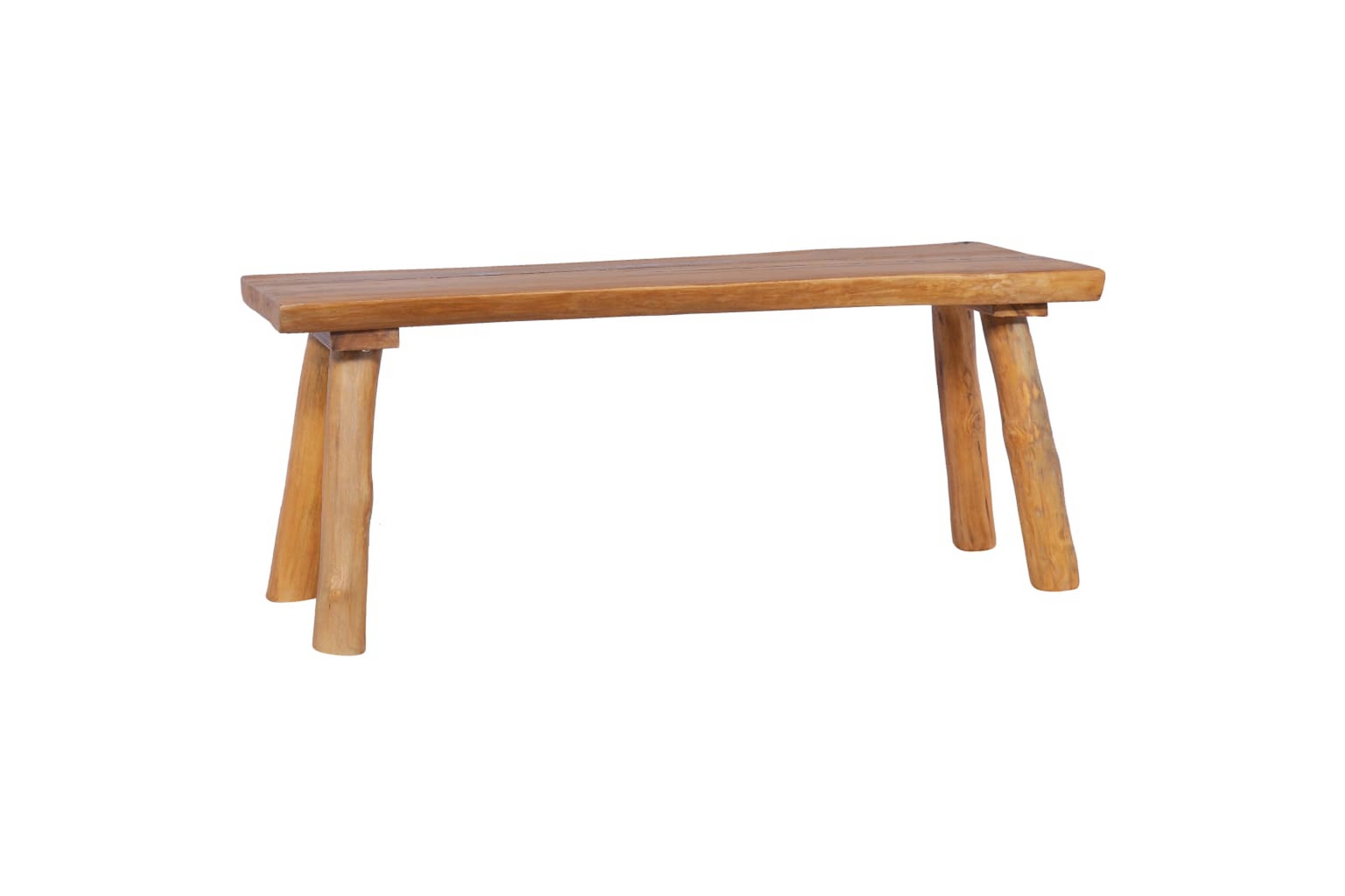 Be Basic Hagebenk 120 cm heltre teak - Brun