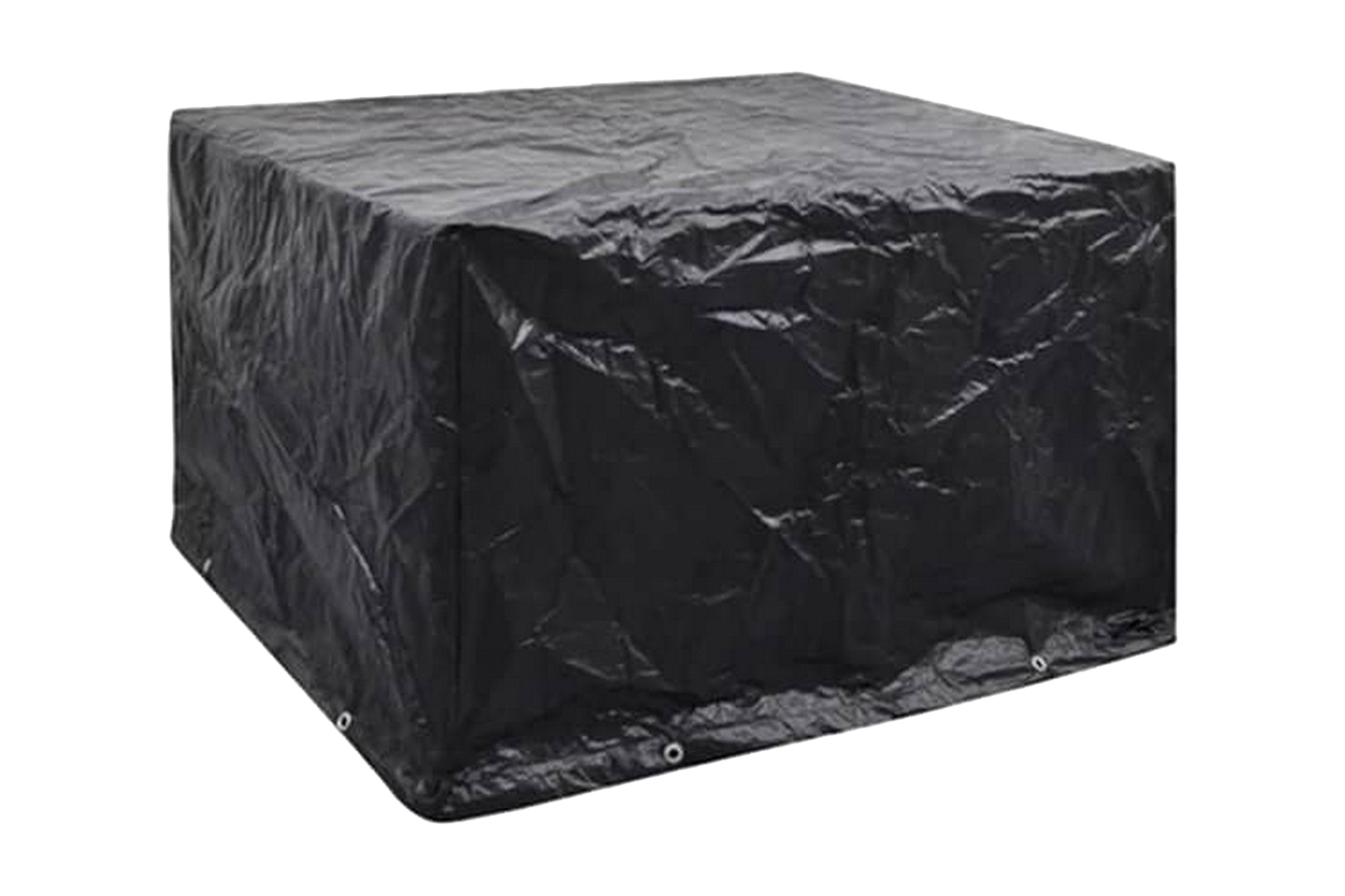 Be Basic Hagemøbeltrekk 2 stk 4 person polyrotting 8 maljer 113x113cm - Svart