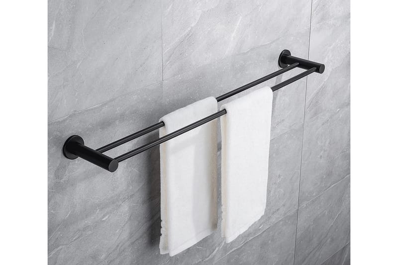 Håndklestang Bathlife Avlasta 60 cm Dobbel - Krom - Interiør - Baderomsinnredning - Håndklehengere