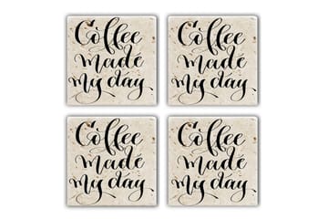 Glassunderlag 4-pk - Flerfarget - Interiør - Dekorasjon & innredningsdetaljer - Borddekorasjon - Glassunderlegg