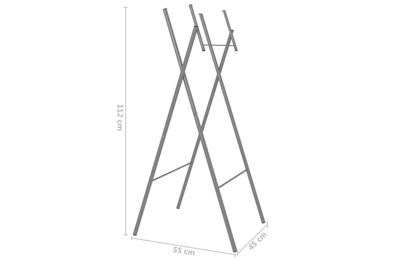 Sammenleggbare bordben sølv 45x55x112 cm galvanisert stål - Interiør - Dekorasjon & innredningsdetaljer - Dekorbeslag - Beslag - Møbelben