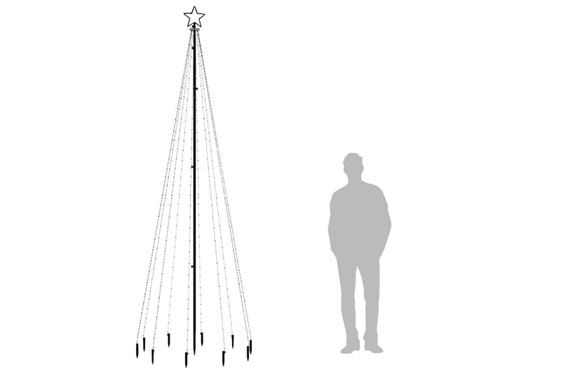 beBasic Juletre med bakkeplugg 310 LED blå 300 cm - Interiør - Dekorasjon & innredningsdetaljer - Julepynt & juledekorasjon - Plastjuletre