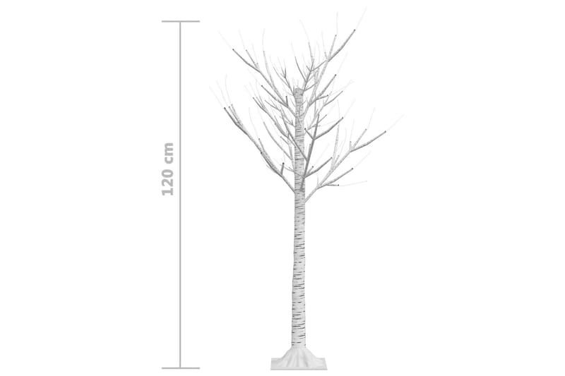 Juletre 120 LED-dioder blå silje innendørs og utendørst 1,2m - Interiør - Dekorasjon & innredningsdetaljer - Julepynt & juledekorasjon - Plastjuletre