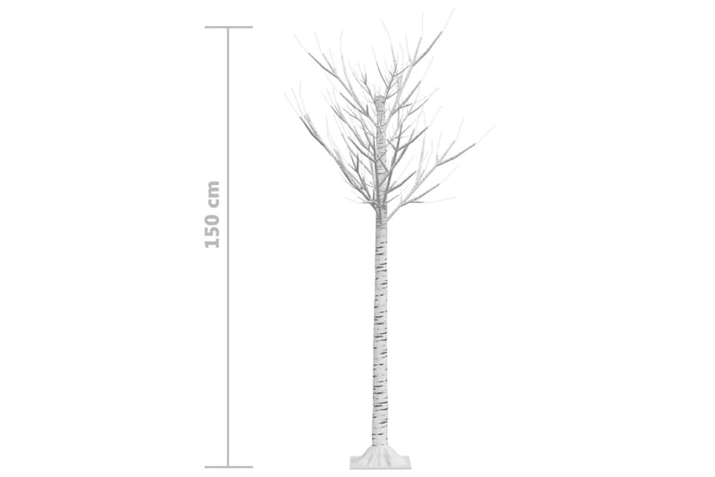 Juletre 140 LED 1,5m varmhvit silje innendørs og utendørs - Interiør - Dekorasjon & innredningsdetaljer - Julepynt & juledekorasjon - Plastjuletre