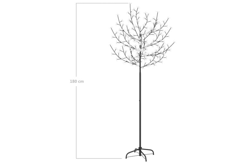 Juletre 200 lysdioder varmhvitt lys kirsebærblomst 180 cm - Interiør - Dekorasjon & innredningsdetaljer - Julepynt & juledekorasjon - Plastjuletre