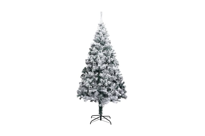 Kunstig juletre med flokket snø grønn 180 cm PVC - Interiør - Dekorasjon & innredningsdetaljer - Julepynt & juledekorasjon - Plastjuletre