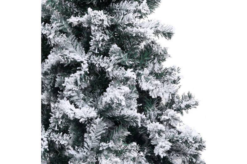 Kunstig juletre med flokket snø grønn 180 cm PVC - Interiør - Dekorasjon & innredningsdetaljer - Julepynt & juledekorasjon - Plastjuletre