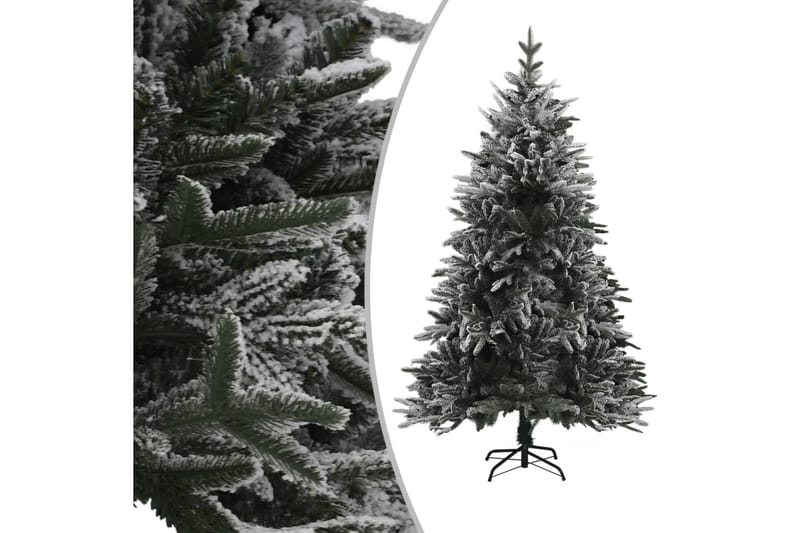 Kunstig juletre med flokket snø grønn 180 cm PVC og PE - Interiør - Dekorasjon & innredningsdetaljer - Julepynt & juledekorasjon - Plastjuletre