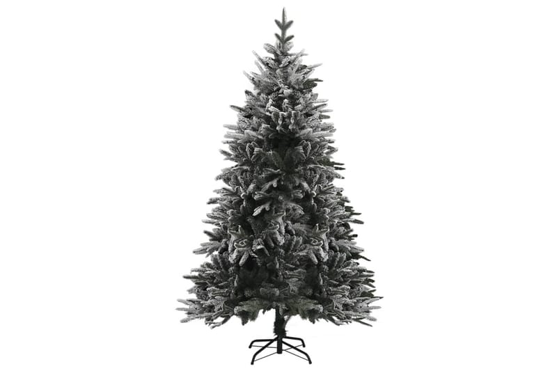 Kunstig juletre med flokket snø grønn 180 cm PVC og PE - Interiør - Dekorasjon & innredningsdetaljer - Julepynt & juledekorasjon - Plastjuletre