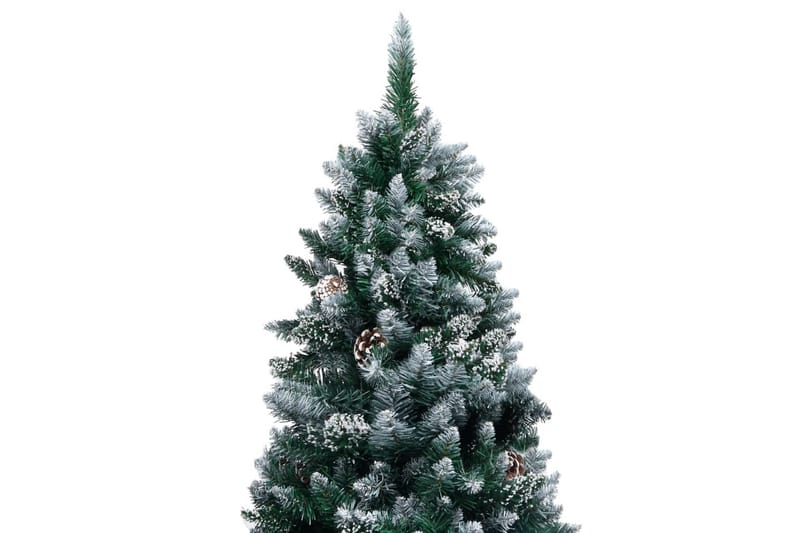 Kunstig juletre med LED og kulesett og kongler 180 cm - Interiør - Dekorasjon & innredningsdetaljer - Julepynt & juledekorasjon - Plastjuletre