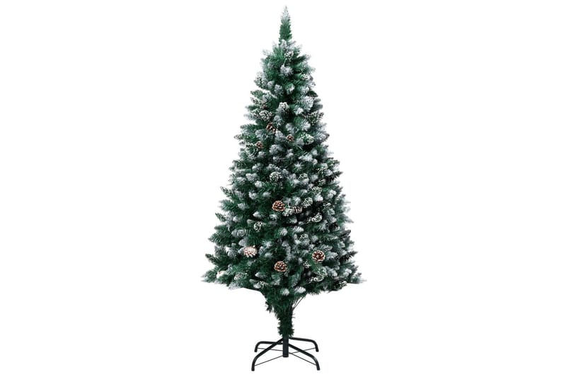 Kunstig juletre med LED og kulesett og kongler 180 cm - Interiør - Dekorasjon & innredningsdetaljer - Julepynt & juledekorasjon - Plastjuletre