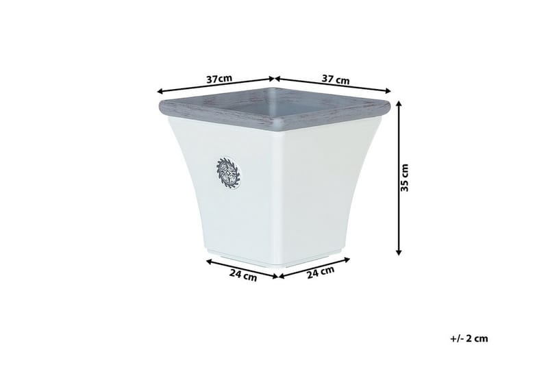 Krukke Elateia 35 cm - Hvit - Interiør - Dekorasjon & innredningsdetaljer