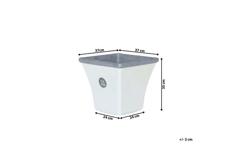 Krukke Elateia 35 cm - Hvit - Interiør - Dekorasjon & innredningsdetaljer