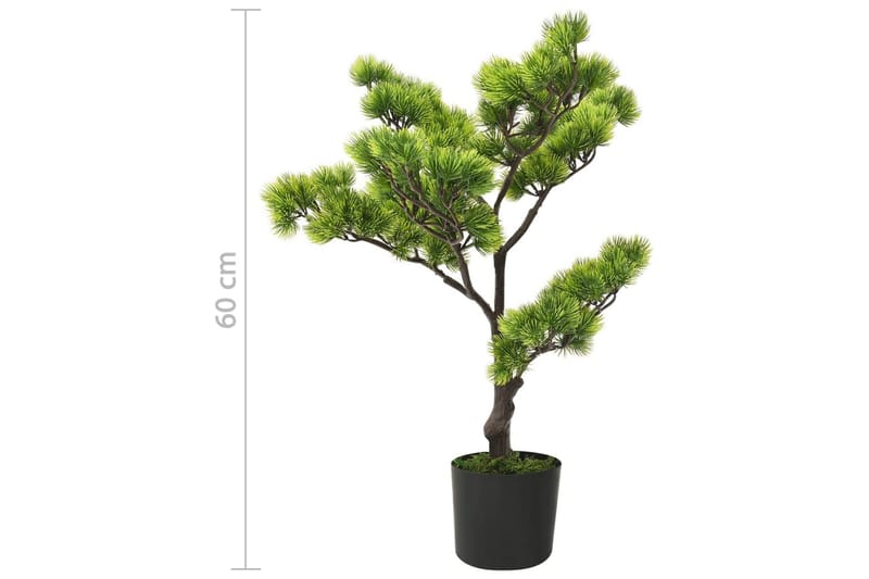 Kunstig furubonsai med potte 60 cm grønn - grønn - Interiør - Dekorasjon & innredningsdetaljer - Kunstige planter