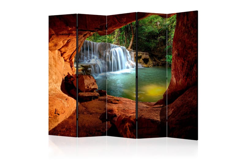 Romdeler - Cave Forest Waterfall II 225x172 - Artgeist sp. z o. o. - Interiør - Dekorasjon & innredningsdetaljer - Romdelere