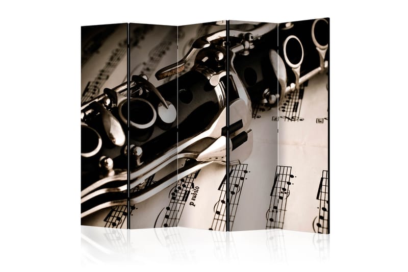 Romdeler - Clarinet and music note II 225x172 - Artgeist sp. z o. o. - Interiør - Dekorasjon & innredningsdetaljer - Romdelere