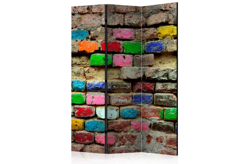 Romdeler - Colorful Bricks 135x172 - Artgeist sp. z o. o. - Interiør - Dekorasjon & innredningsdetaljer - Romdelere