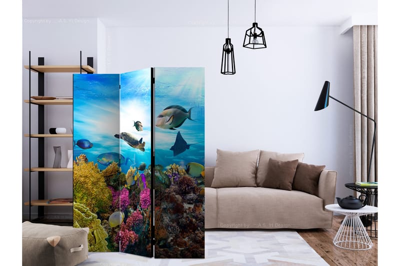 Romdeler - Coral Reef 135x172 - Artgeist sp. z o. o. - Interiør - Dekorasjon & innredningsdetaljer - Romdelere