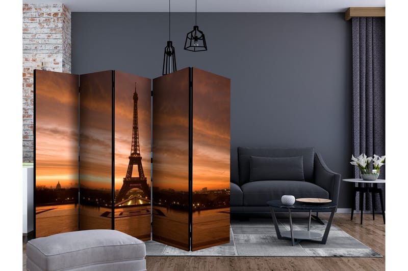 Romdeler - Eiffel tower at dawn II 225x172 - Artgeist sp. z o. o. - Interiør - Dekorasjon & innredningsdetaljer - Romdelere