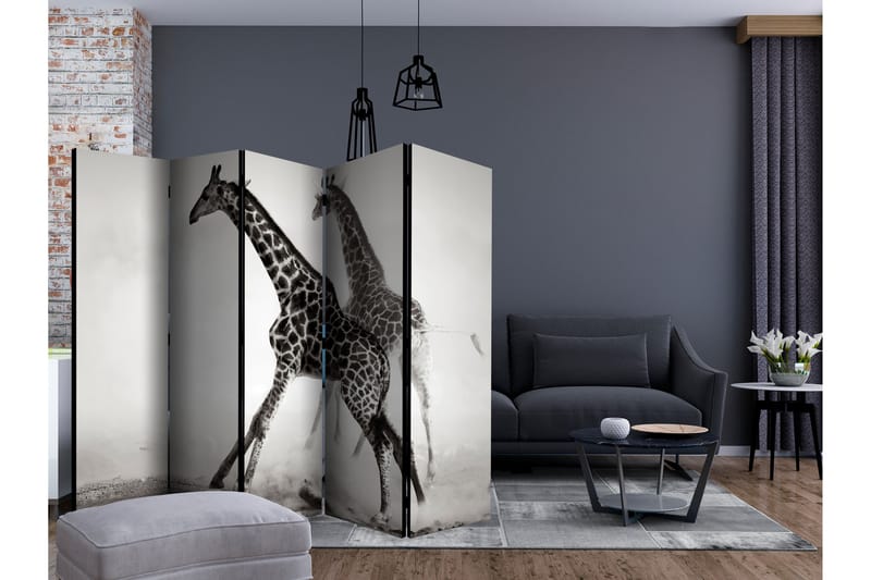 Romdeler - Giraffes II 225x172 - Artgeist sp. z o. o. - Interiør - Dekorasjon & innredningsdetaljer - Romdelere