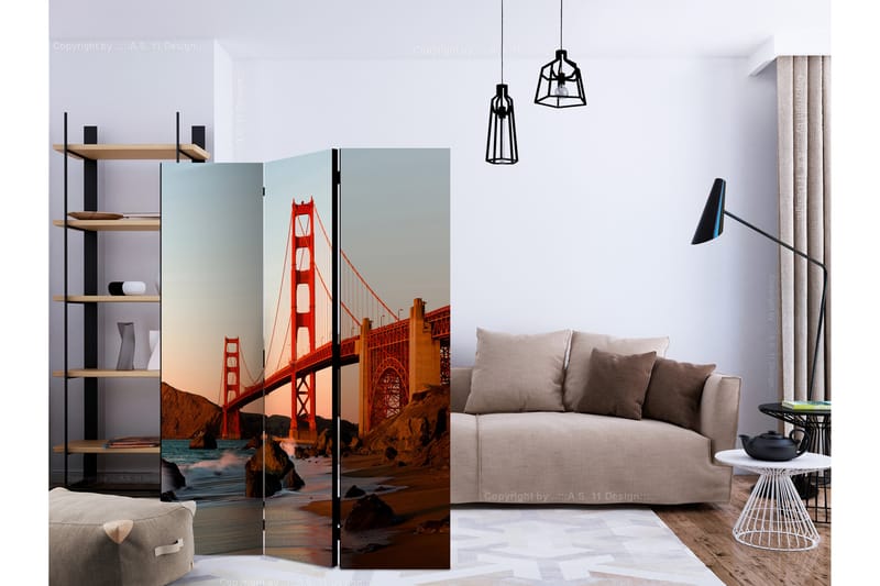 Romdeler - Golden Gate Bridge - Artgeist sp. z o. o. - Interiør - Dekorasjon & innredningsdetaljer - Romdelere