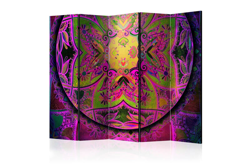 Romdeler - Mandala Pink Expression II 225x172 - Artgeist sp. z o. o. - Interiør - Dekorasjon & innredningsdetaljer - Romdelere