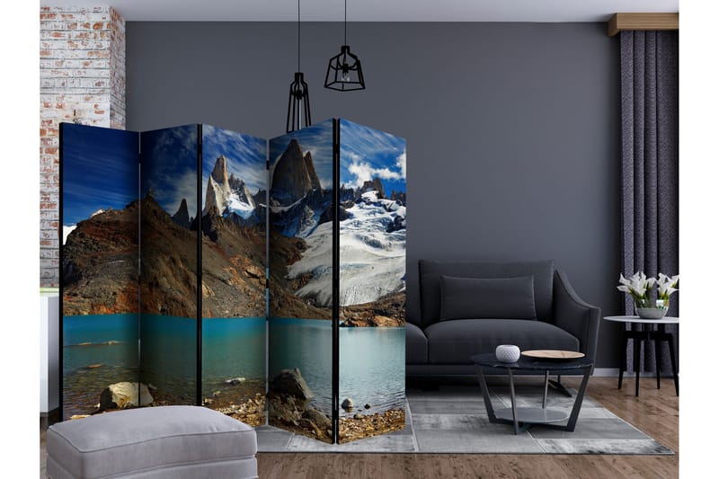 Romdeler - Mount Fitz Roy Patagonia II 225x1 - Artgeist sp. z o. o. - Interiør - Dekorasjon & innredningsdetaljer - Romdelere