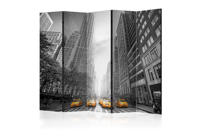 Romdeler - New York Yellow taxis II 225x172 - Artgeist sp. z o. o. - Interiør - Dekorasjon & innredningsdetaljer - Romdelere