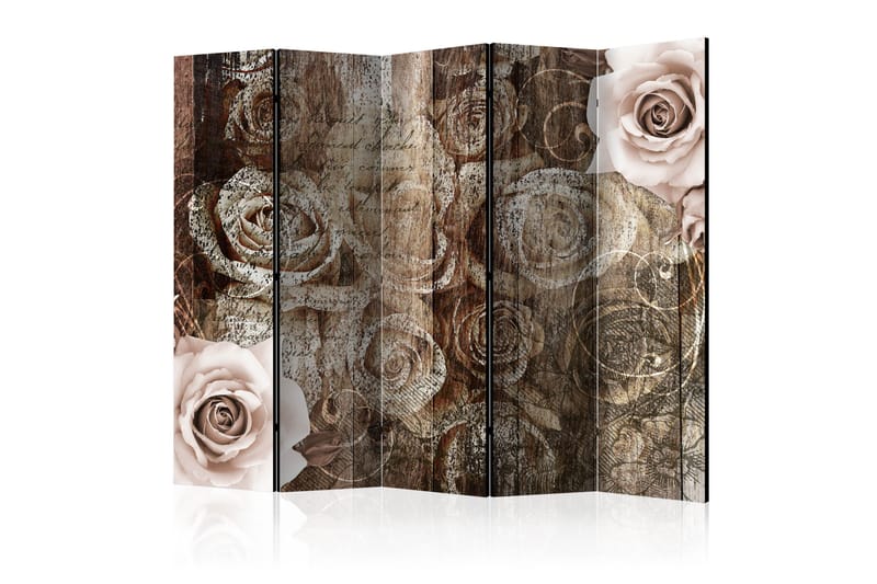 Romdeler - Old Wood & Roses II 225x172 - Artgeist sp. z o. o. - Interiør - Dekorasjon & innredningsdetaljer - Romdelere