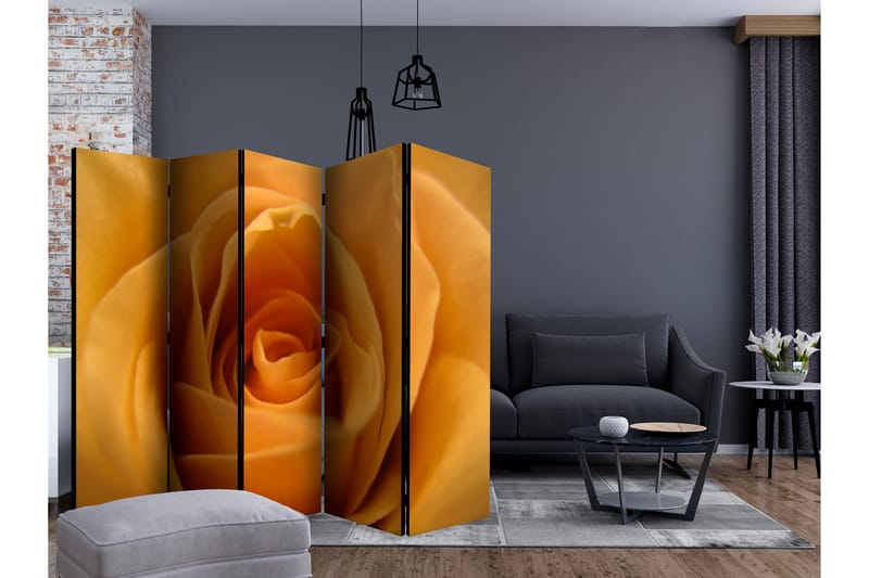 Romdeler - Yellow rose II 225x1 - Artgeist sp. z o. o. - Interiør - Dekorasjon & innredningsdetaljer - Romdelere