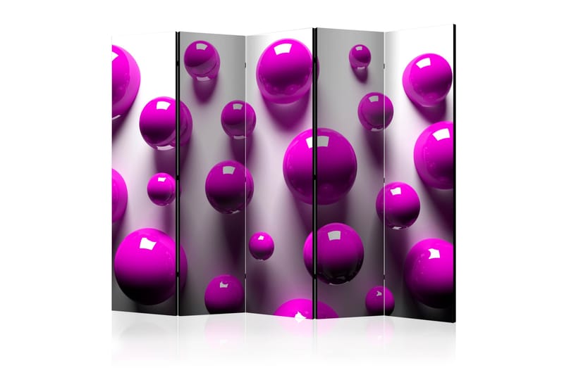 Romdeler - Purple Balls II 225x172 - Artgeist sp. z o. o. - Interiør - Dekorasjon & innredningsdetaljer - Romdelere