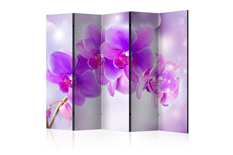 Romdeler - Purple Orchids II 225x172 - Artgeist sp. z o. o. - Interiør - Dekorasjon & innredningsdetaljer - Romdelere