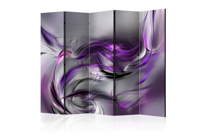 Romdeler - Purple Swirls II II 225x172 - Artgeist sp. z o. o. - Interiør - Dekorasjon & innredningsdetaljer - Romdelere