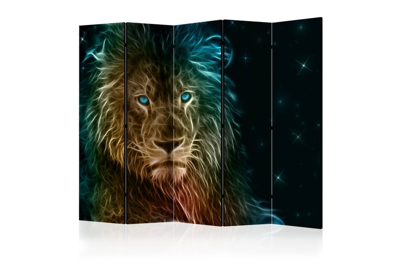 Room Divider - Abstract Lion ... II 225x172 - Artgeist sp. z o. o. - Interiør - Dekorasjon & innredningsdetaljer - Romdelere