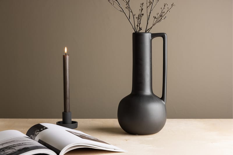 Allis Vase 18 cm - Svart - Interiør - Dekorasjon & innredningsdetaljer - Vas